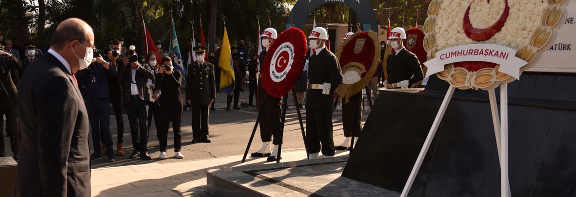 Lefkoşa’da Atatürk Anıtı önünde tören düzenlendi