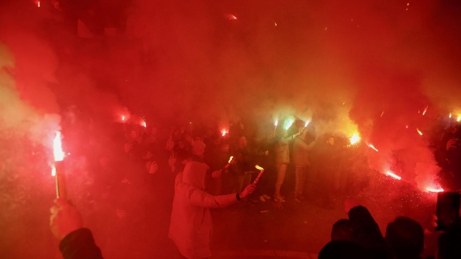 Eskişehirsporlu taraftarlar transfer yasağının kaldırılmasını kutladı