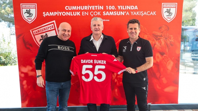 Hırvatistan Futbol Federasyonu Başkanı Davor Suker Samsunspor'u ziyaret etti